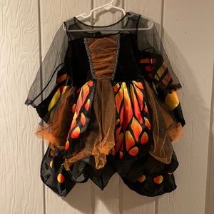 Toddler Girls 2-3T Butterfly Costume in excellent used condition